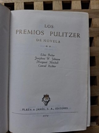 Los Premios Pulitzer de Novela. Volumen II
