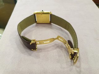 Cartier Tank Must Vermeil cuerda 70s 23x30mm
