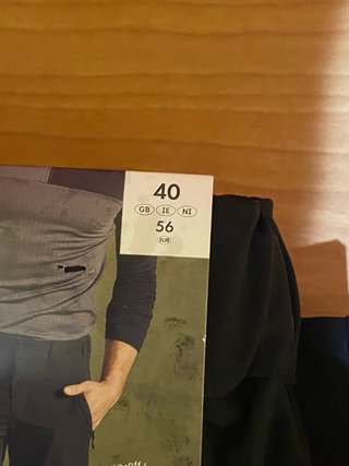 Pantalón senderismo Crivit hombre negro Talla 56 e