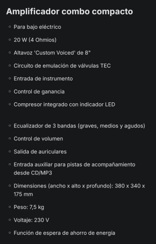 Bajo Eléctrico Harley Benton + Amplificador +Funda