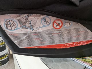 Silla coche contramarcha cinturón hasta 13kg