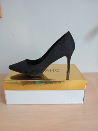 Zapatos de tacón negros 8 cm