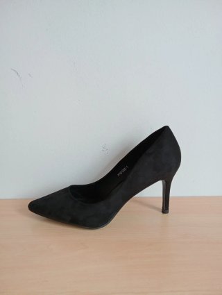 Zapatos de tacón negros 8 cm