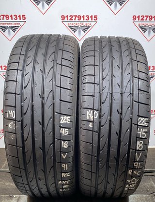 -225 45 18 V BRIDGESTONE RUEDA PREMIUM YA MONTADA