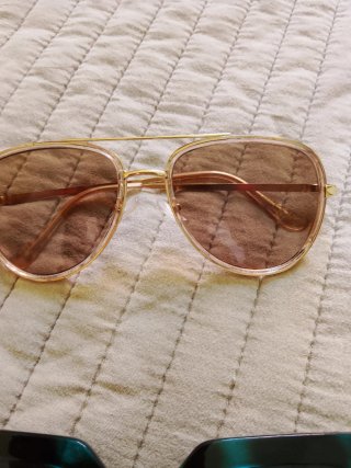 Lote 2 Gafas de Sol Doradas y Verdes unidad
