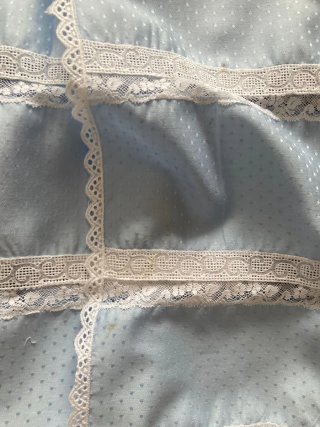 Traje Bautizo Bebé Azul Años 70