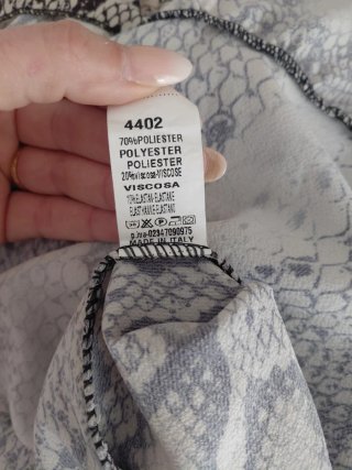 Vestido estampado serpiente