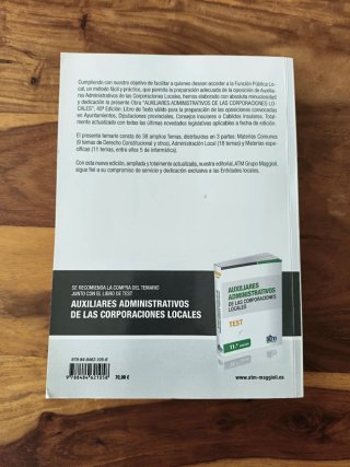 Libros Auxiliar Administrativo Ayuntamiento