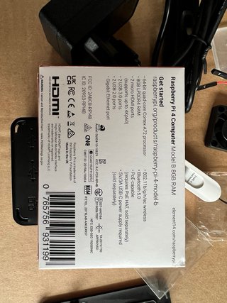 Raspberry Pi 4 Model B Kit 8GB ram