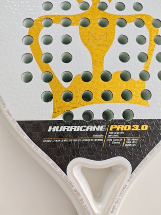 Pala Padel Black Crown Hurricane Pro 3.0