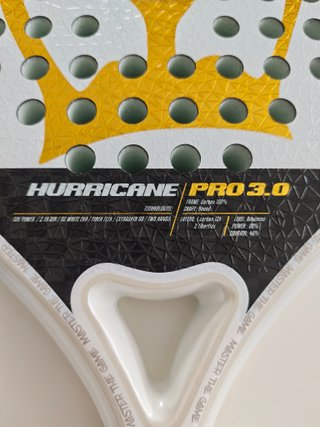 Pala Padel Black Crown Hurricane Pro 3.0