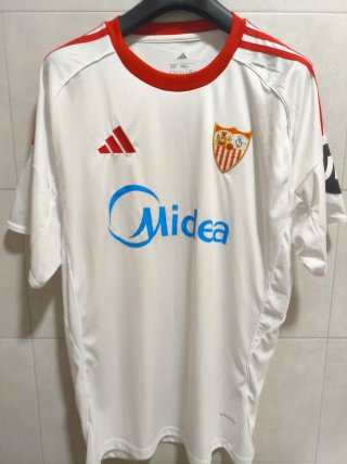 Camiseta Sevilla FC Adidas XXXL Blanca Roja