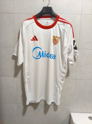 Camiseta Sevilla FC Adidas XXXL Blanca Roja