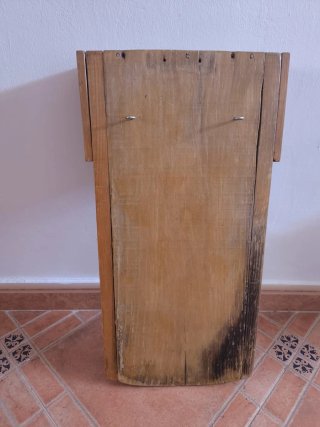 Perchero tabla de lavar antigua