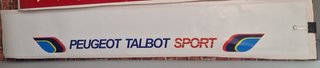 Parasol pegatina Coche Peugeot Talbot Sport