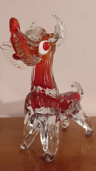 Vetro di Murano - Statuetta di Cane. Stupenda