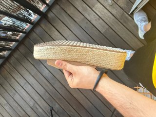 Sandalias Lefties Beige Plataforma