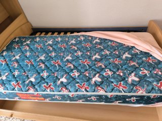 Mueble con escritorio, estantería y cama nido