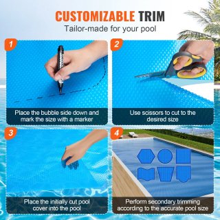 Copertura Solare per Piscina, 8,53 x 4,27 m, Coper
