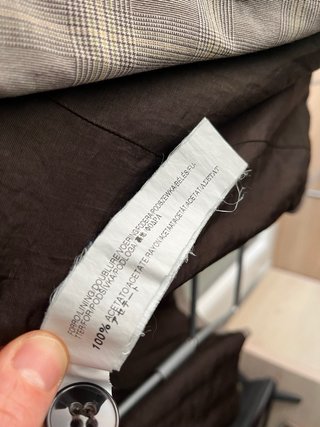 Chaqueta Zara Mujer Beige/Marrón