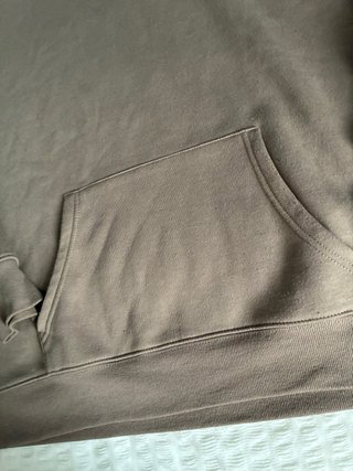 Sudadera marrón con capucha UNISEX