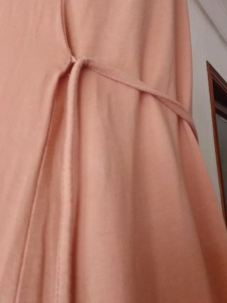Vestido largo rosa premamá H&M