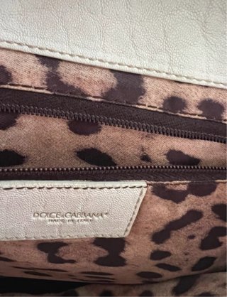 Borsa Dolce & Gabbana Bianca e Dorata