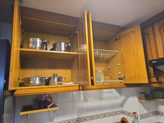 Armarios de Cocina Madera y marmol granito