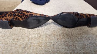 Zapatos Zara leopardo tacón bajo