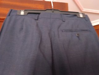 Pantalón de pinzas azul