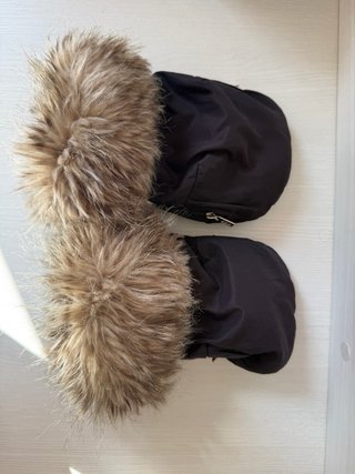 Manoplas para silla de paseo con pelo