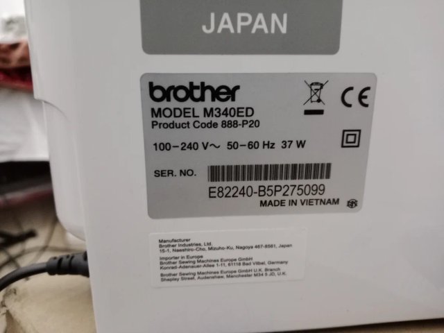 Máquina de Bordar Brother Innovis M340ED 642132186