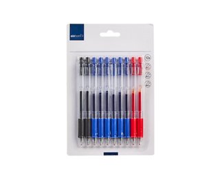 Pack 10 Bolígrafos de Colores