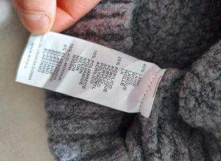Vestito caldo donna grigio