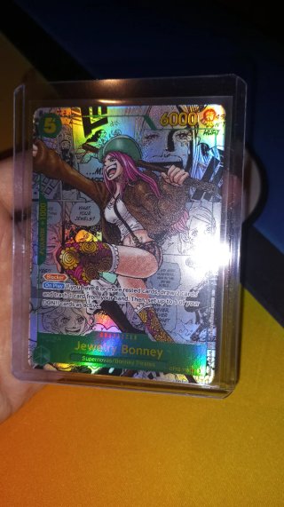 Jewelry Bonney Manga Rare carta One Piece OP12