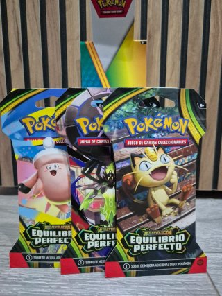Sobres Pokémon TCG Equilibrio Perfecto nuevo