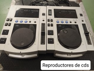Pareja Pioneer CDJ-100S Reproductores CD DJ