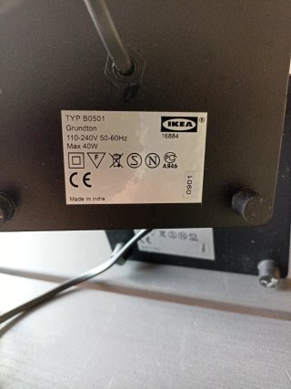 Lámparas de mesita IKEA (2 unidades)