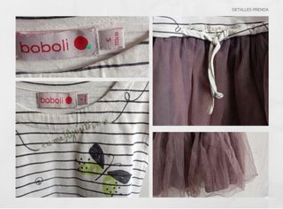 Vestido Boboli tul niña 5 años