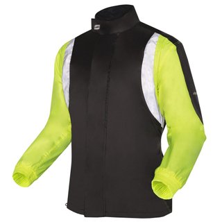 Chaqueta Moto Ozone Negra y Amarilla