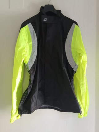 Chaqueta Moto Ozone Negra y Amarilla