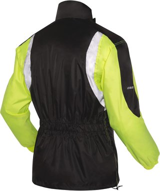 Chaqueta Moto Ozone Negra y Amarilla