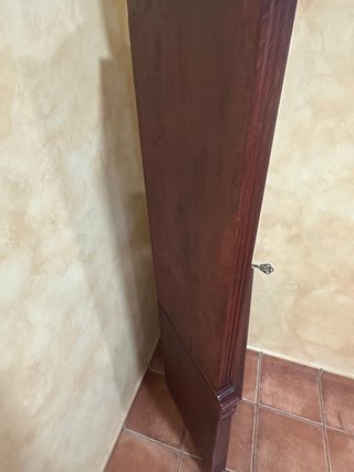 Mueble vitrina esquinero años 70