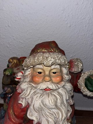 Papá Noel de Resina Decorativo
