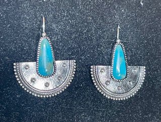 Pendientes abanico étnicos