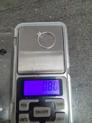 Anillo Oro Blanco 9k