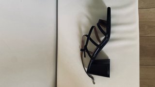 Sandalias de tacón negras
