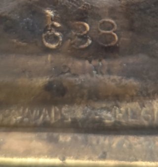 Relieve Bronce Belga Antiguo