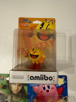 Amiibo Nintendo Pac-Man, Link, Kirby