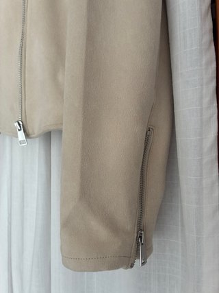 Chaqueta Biker Beige Primark Talla M